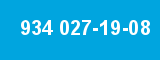934 027-19-08 934 027-19-08